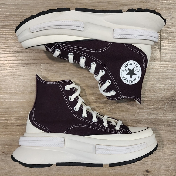 Converse Run Star Legacy Hi Black Cherry - Picture 2 of 7